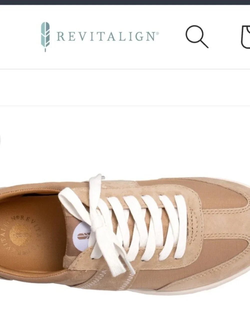 Revitalign Farrah Sneaker Shoe Suede